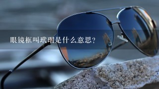 眼镜框叫玳瑁是什么意思？