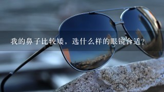 我的鼻子比较矮，选什么样的眼镜合适？